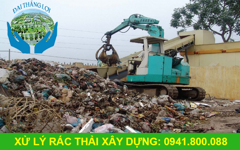 dịch vụ Xử lý rác thải xây dựng tại TPHCM, Bình Dương